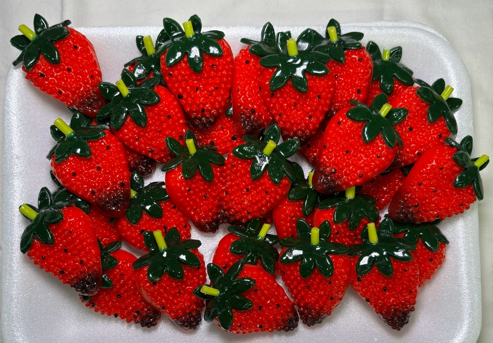 Juicy Strawberry 3D Refrigerator Magnet