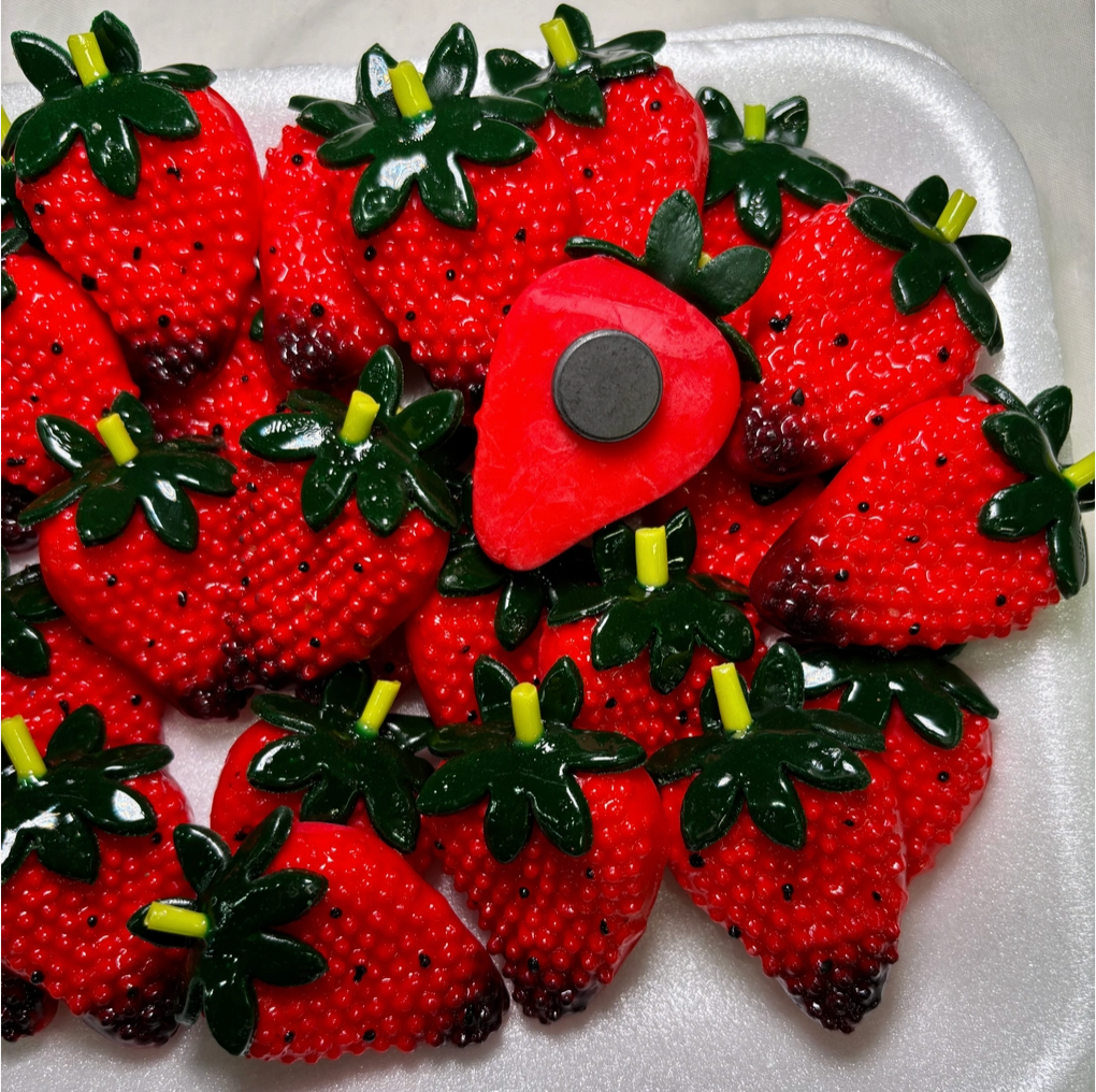 Juicy Strawberry 3D Refrigerator Magnet