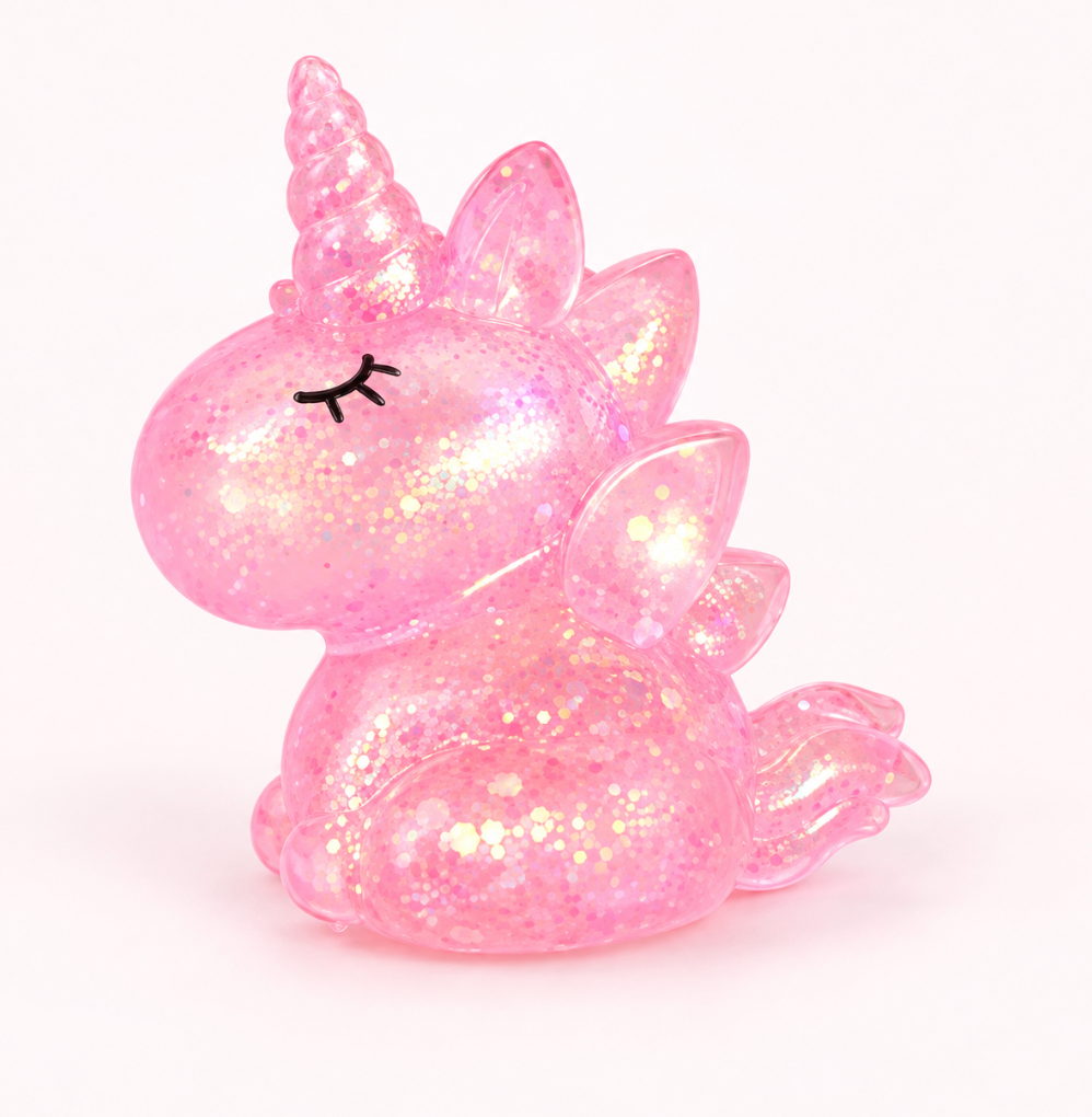Glitter Baby Unicorn Squishy – Magical Sensory Fidget Toy