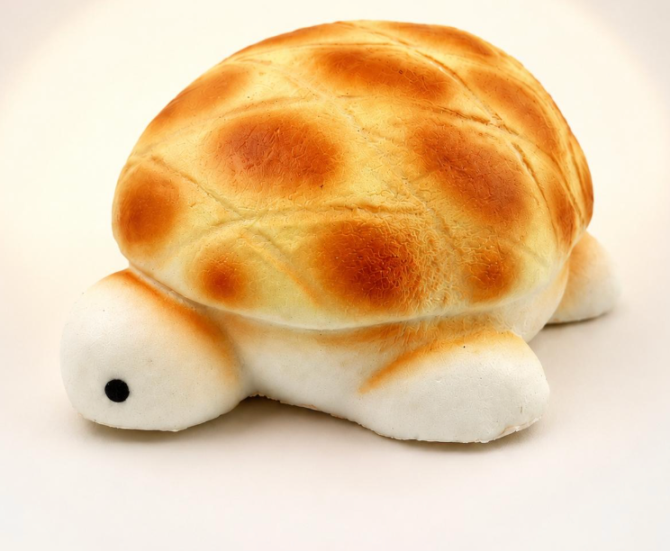 Turtle Bread Squishy – Cute Kawaii Sensory Toy