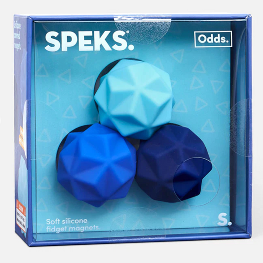 SPEKS Authentic Odds Silicone Magnetic Set - 3-Pack Textured Sensory Fidget Toys for Stress Relief