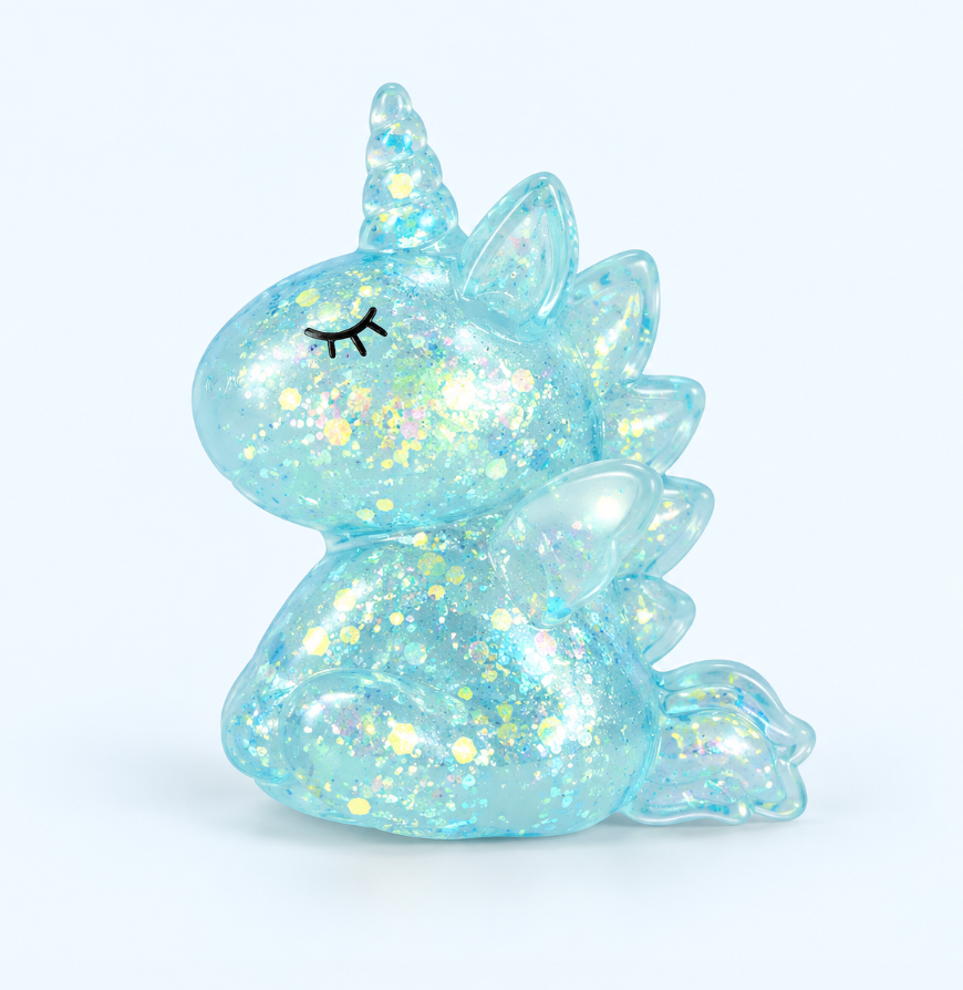 Glitter Baby Unicorn Squishy – Magical Sensory Fidget Toy