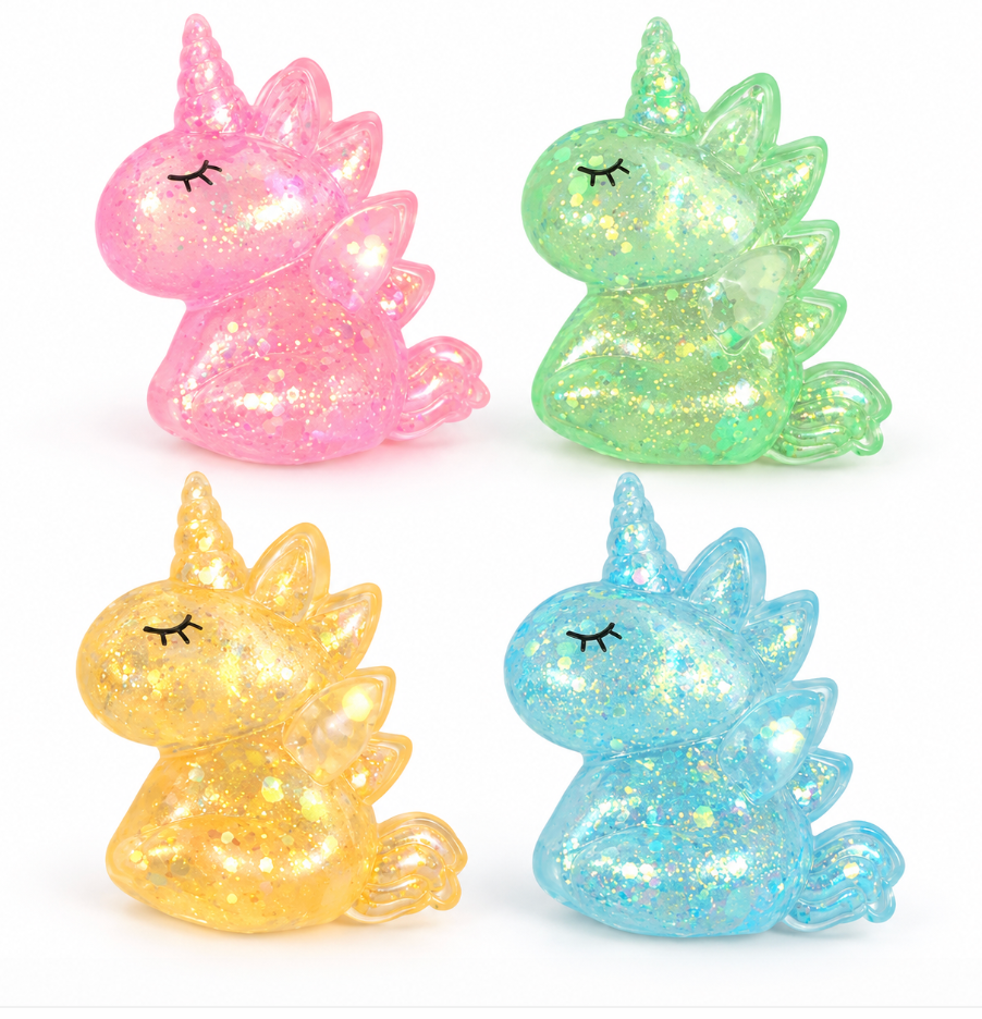 Glitter Baby Unicorn Squishy – Magical Sensory Fidget Toy