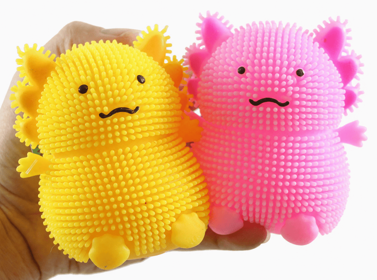 Axolotl Puffball - Hiitzchrissy's Eclectic Fun Finds