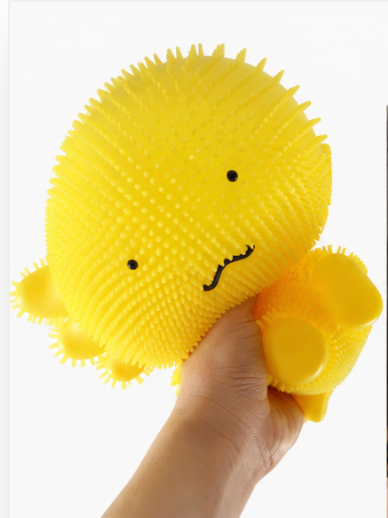 Jumbo Spiky Axolotl Sensory Squishy
