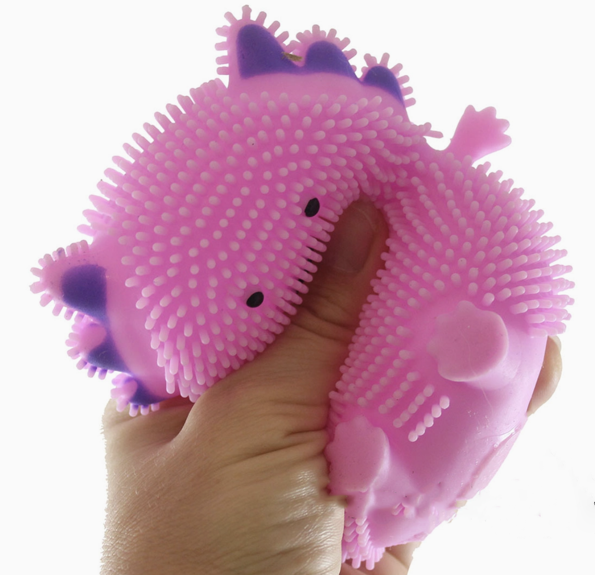 Axolotl Puffball - Stretchy Soft Squishy Sensory Fidget Toy, Stress Relief Classic Novelty Toy for Ages 4+, Fidget Toys