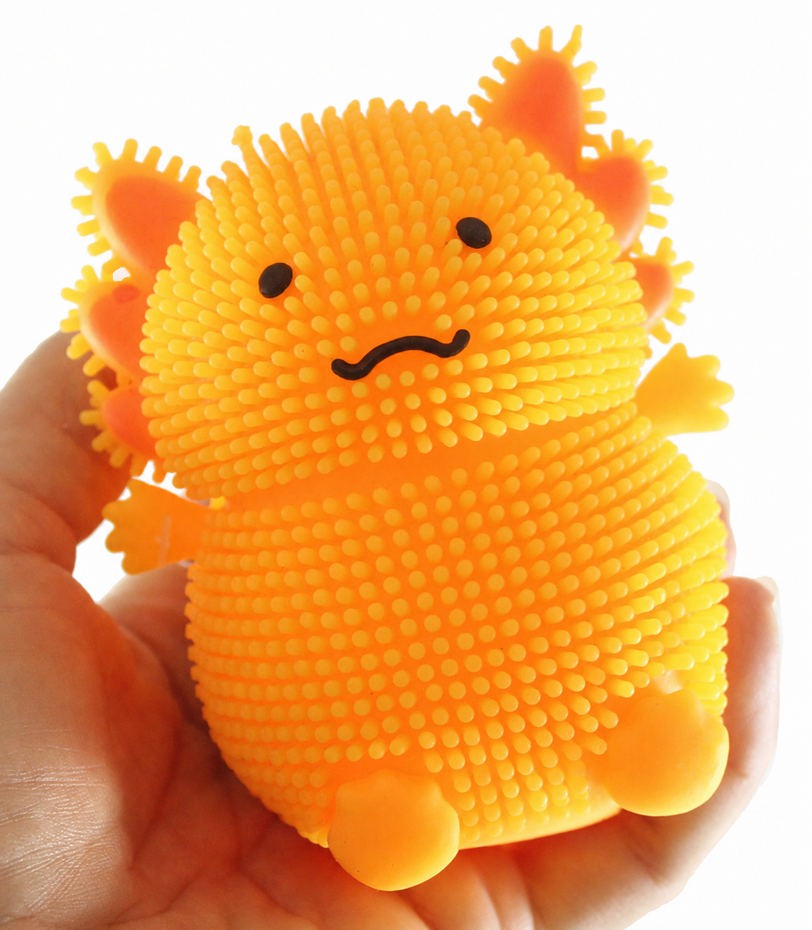 Axolotl Puffball - Stretchy Soft Squishy Sensory Fidget Toy, Stress Relief Classic Novelty Toy for Ages 4+, Fidget Toys