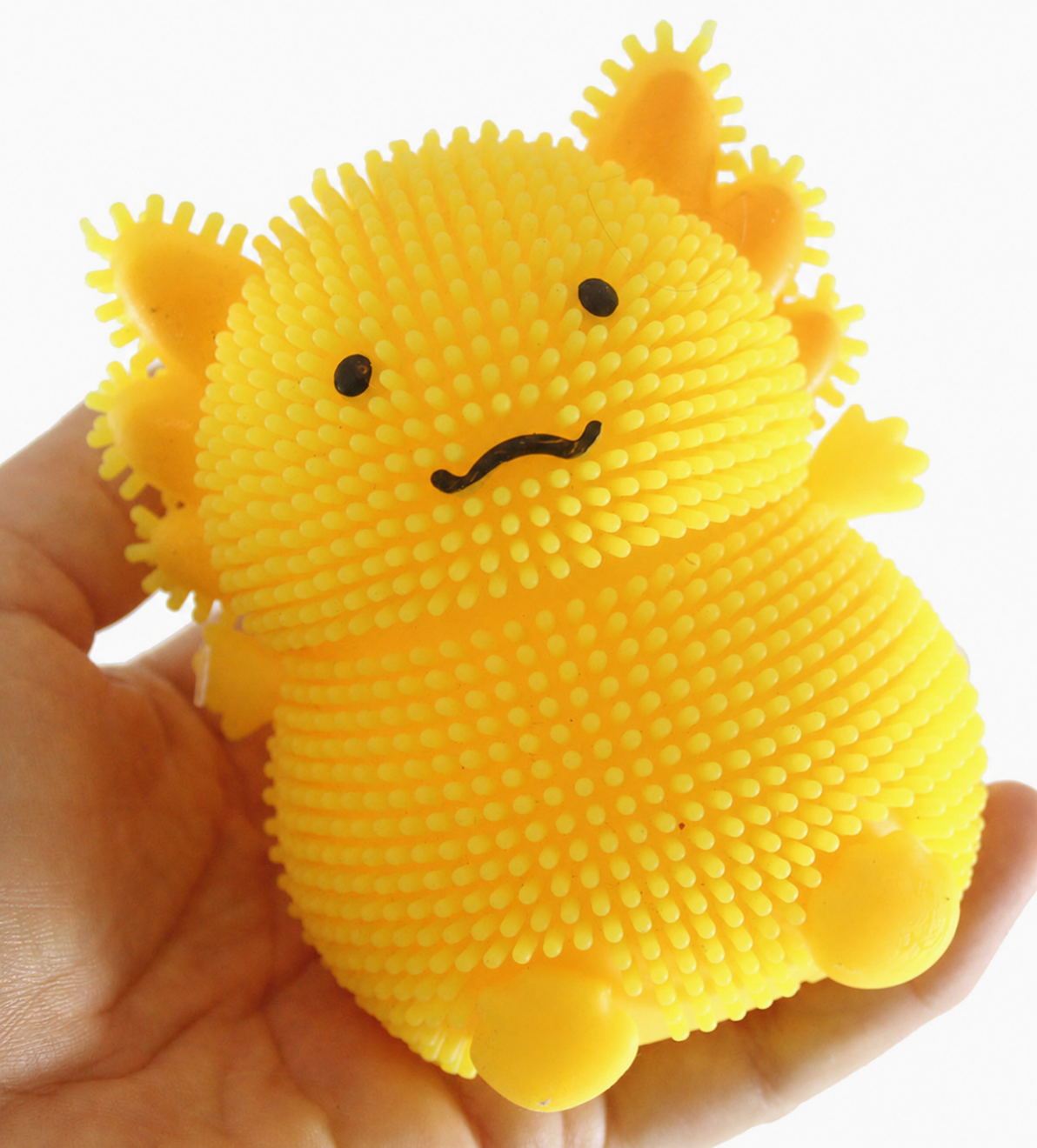 Axolotl Puffball - Stretchy Soft Squishy Sensory Fidget Toy, Stress Relief Classic Novelty Toy for Ages 4+, Fidget Toys