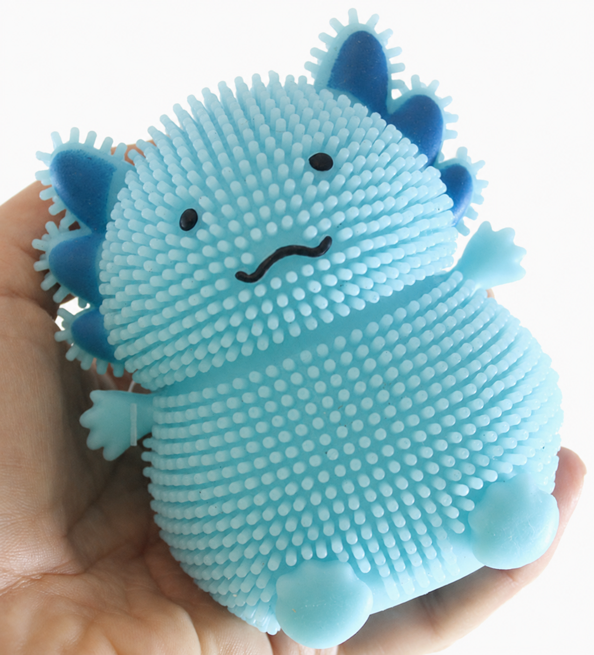 Axolotl Puffball - Stretchy Soft Squishy Sensory Fidget Toy, Stress Relief Classic Novelty Toy for Ages 4+, Fidget Toys