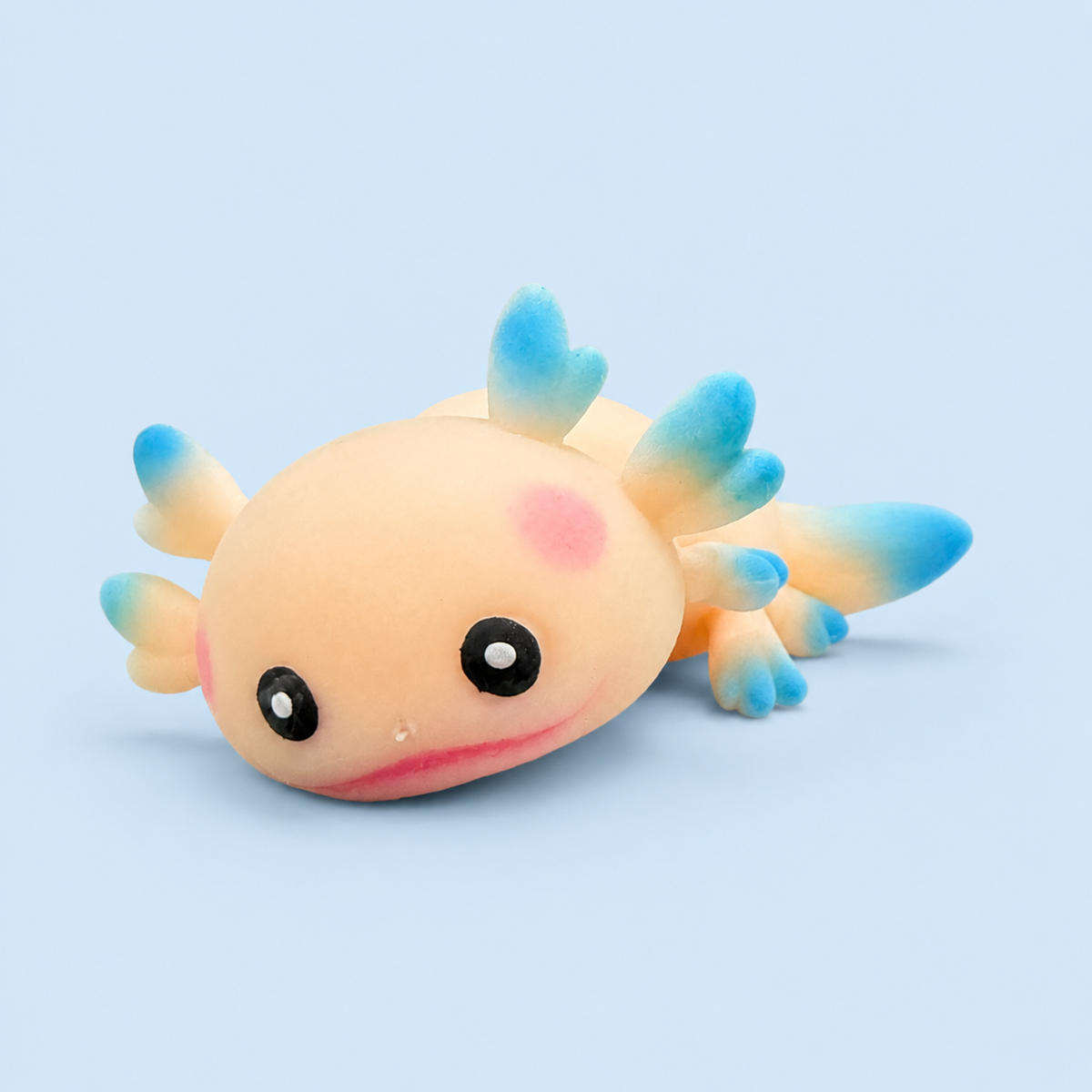 Axolotl Soft Plush Squishy Sensory Toy - Animal Squishies Stress Relief Toys, Kawaii Collectibles, Smiling Face Design, Anxiety Reduction, Fun Fidget Gift for Axolotl Lovers, Sensory Play Support