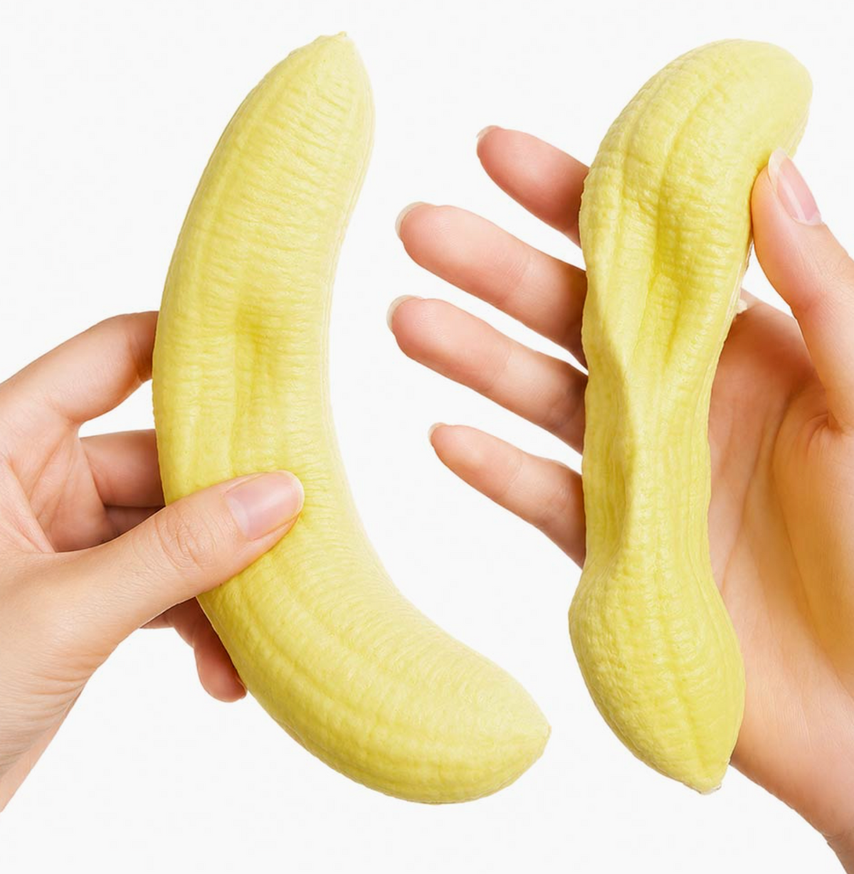 Banana Squishy Sensory Toy – Slow Rise Stress Relief Squeeze Toy