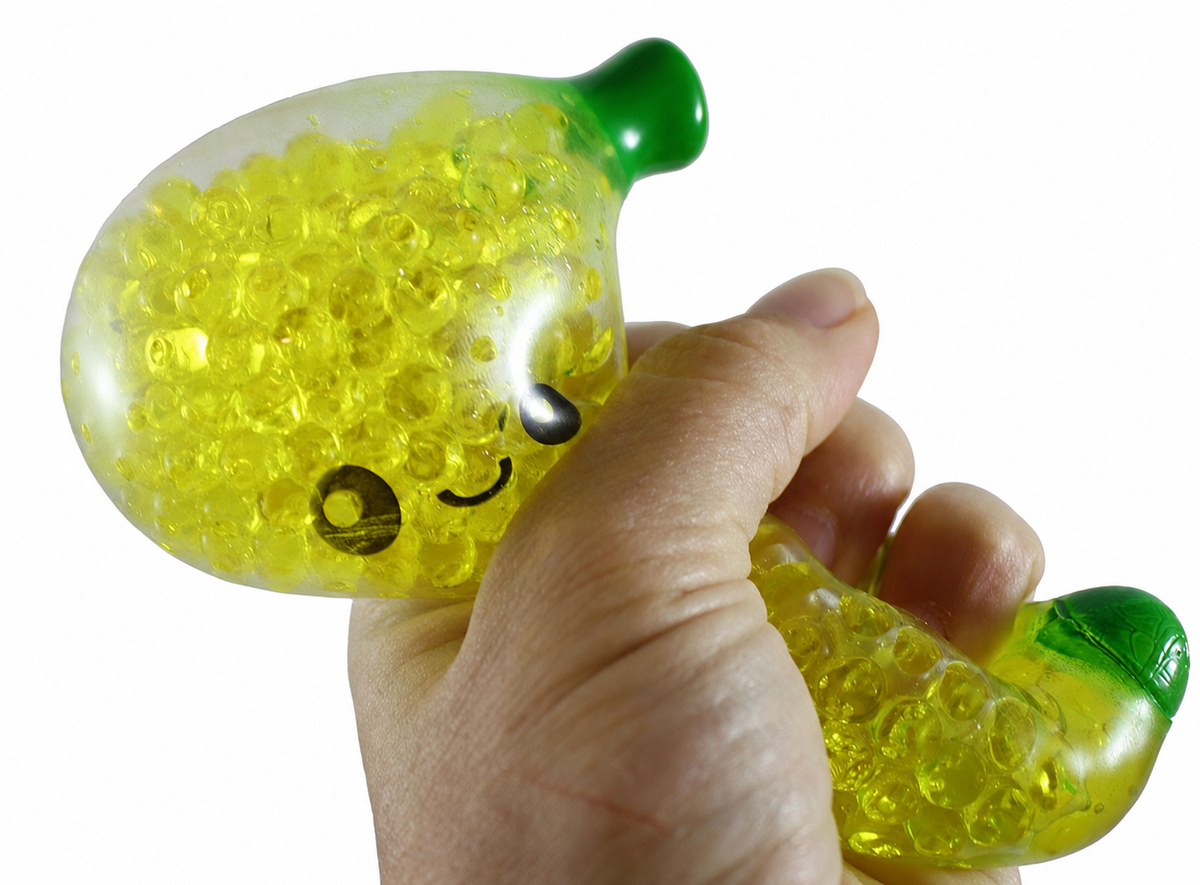 Cute Banana Orbeez Squishy – Water Bead Stress-Relief Fidget
