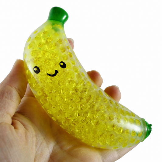 Cute Banana Orbeez Squishy – Water Bead Stress-Relief Fidget