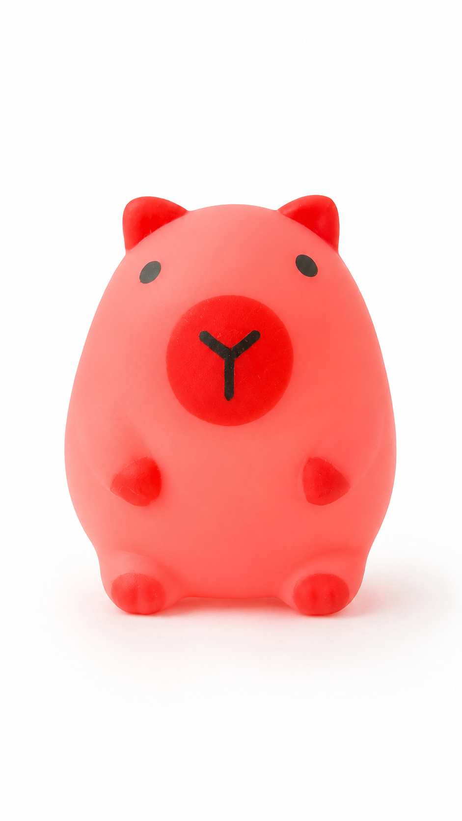Pink Capybara Squishy – Cute Kawaii Sensory Fidget Stress Toy