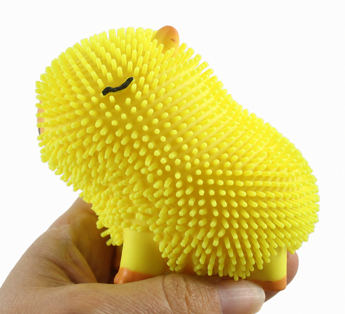 Capybara Puffer Ball Fidget Toy - Soft Textured Sensory Stress Relief Toy