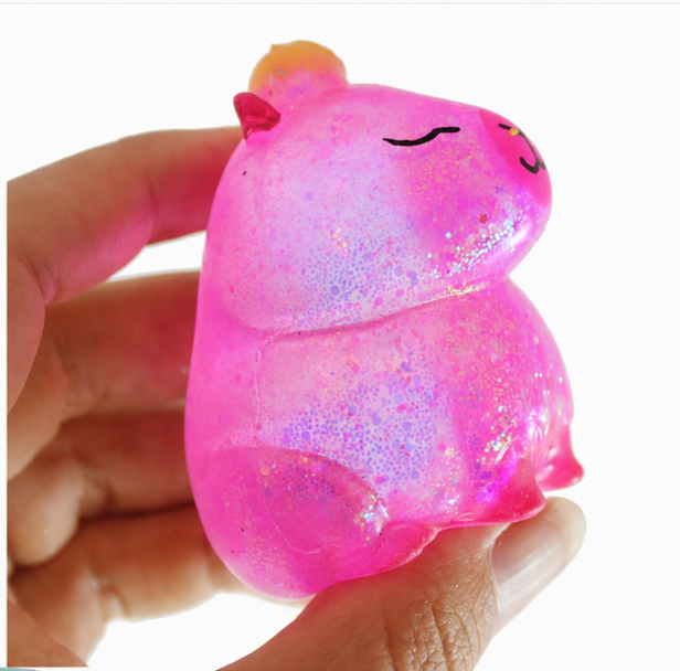 Glitter Capybara Squishy - Sugar Squishy