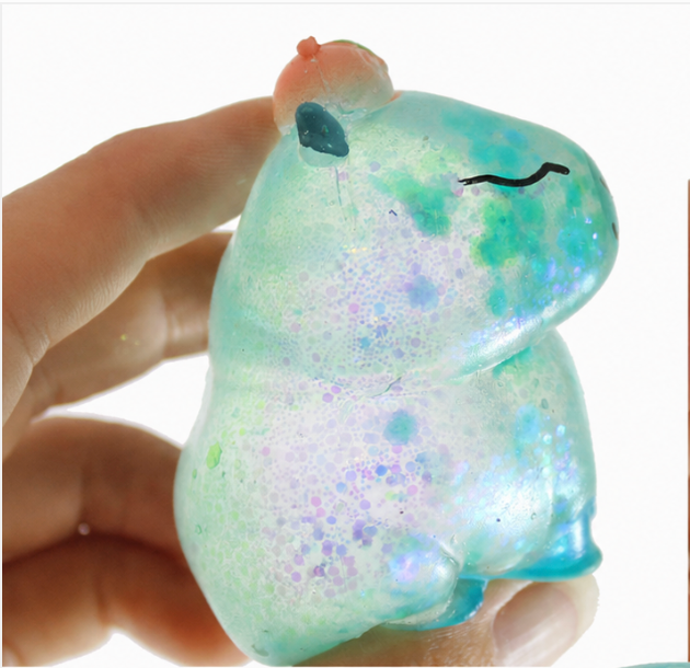 Glitter Capybara Squishy - Sugar Squishy