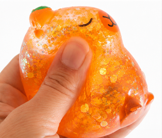 Glitter Capybara Squishy - Sugar Squishy