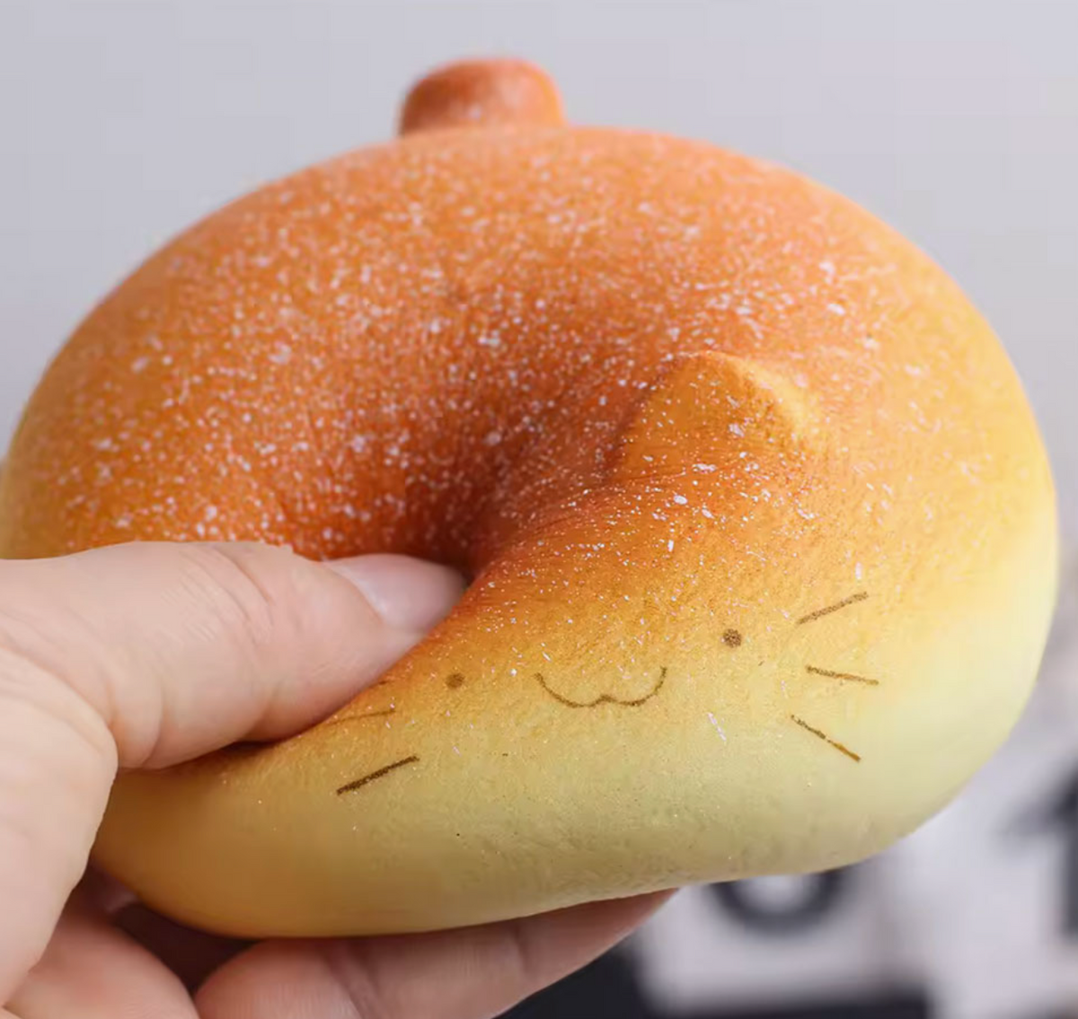 Kawaii Cat Bread Squishy – Jumbo Slow Rising Sensory Toy