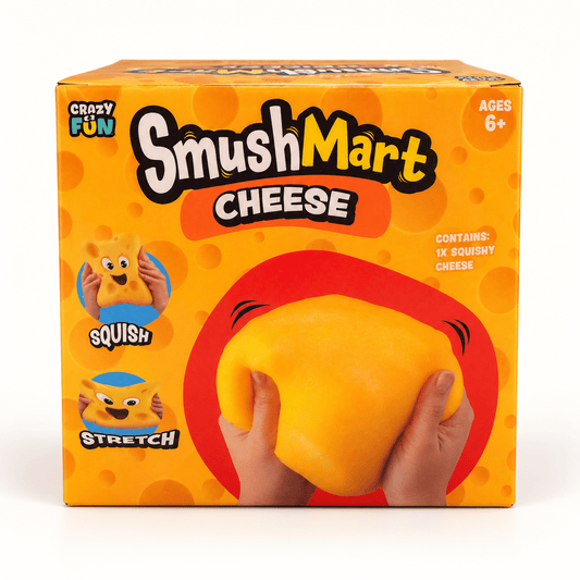 Crazy and Fun SmushMart Cheese Squishy Toy - Hiitzchrissy's Eclectic Fun Finds
