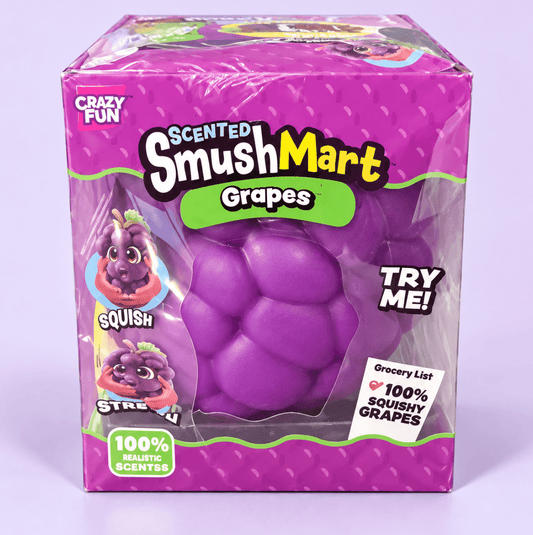 Crazy Fun SmushMart Grape Scented Squishy Toy - Hiitzchrissy's Eclectic Fun Finds