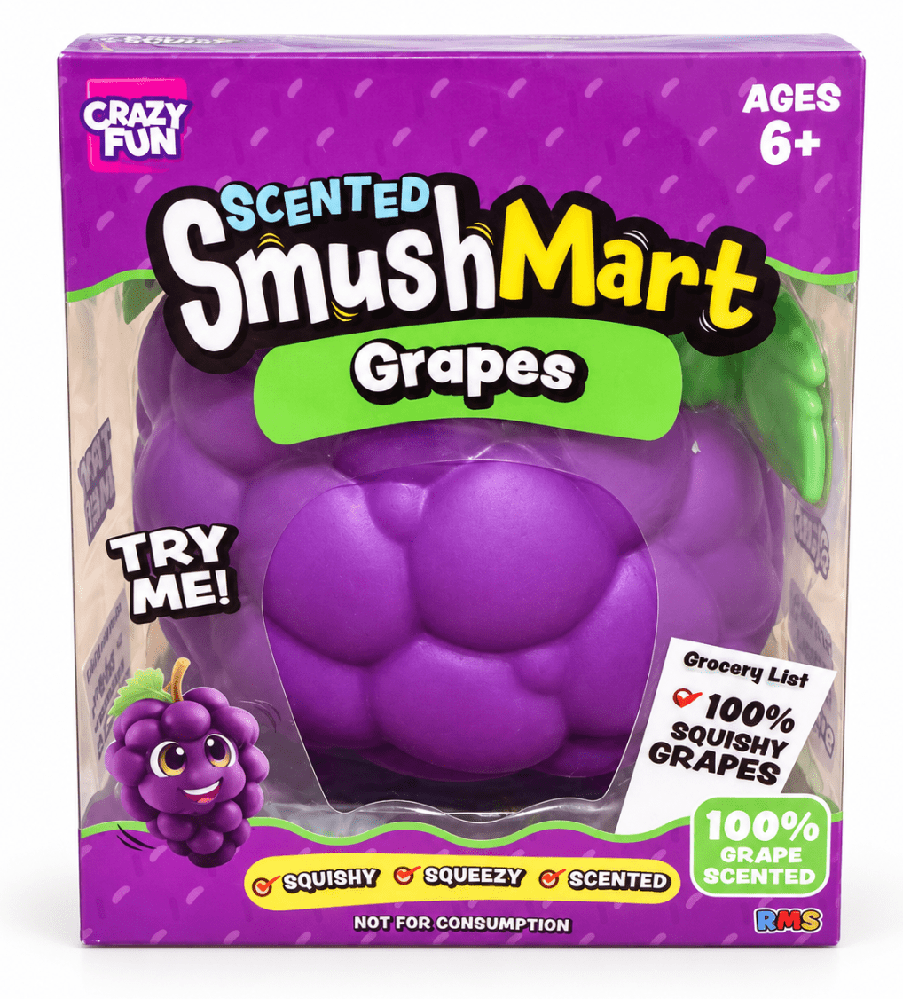 Crazy Fun SmushMart Grape Scented Squishy Toy - Hiitzchrissy's Eclectic Fun Finds