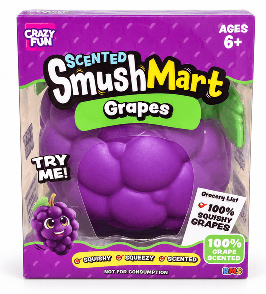 Crazy Fun SmushMart Grape Scented Squishy Toy - Hiitzchrissy's Eclectic Fun Finds