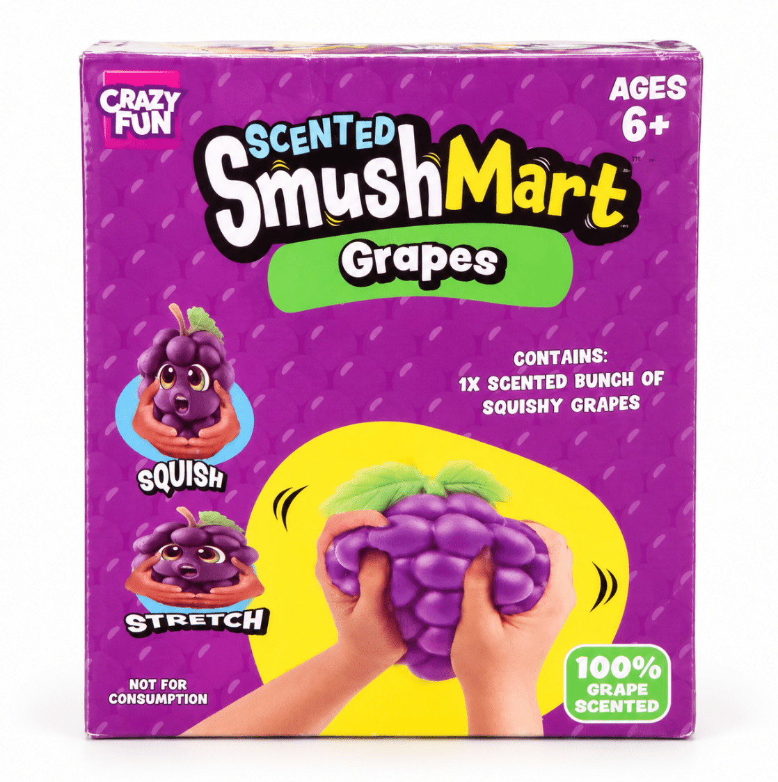 Crazy Fun SmushMart Grape Scented Squishy Toy - Hiitzchrissy's Eclectic Fun Finds