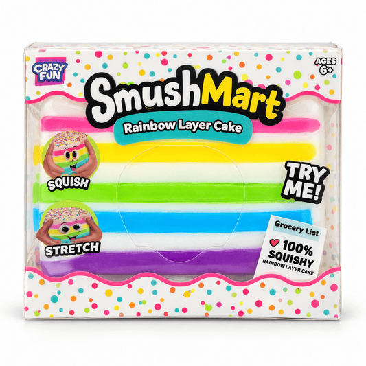 Crazy Fun SmushMart Rainbow Layer Cake Squishy Toy - Hiitzchrissy's Eclectic Fun Finds