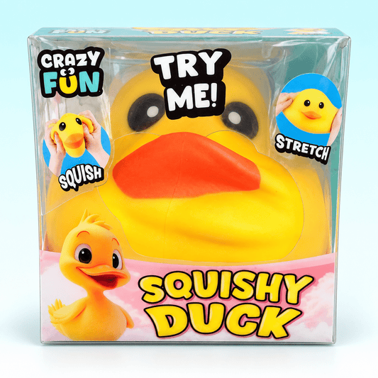 Crazy Fun Squishy Duck Stretchy Sensory Toy by RMS - Hiitzchrissy's Eclectic Fun Finds