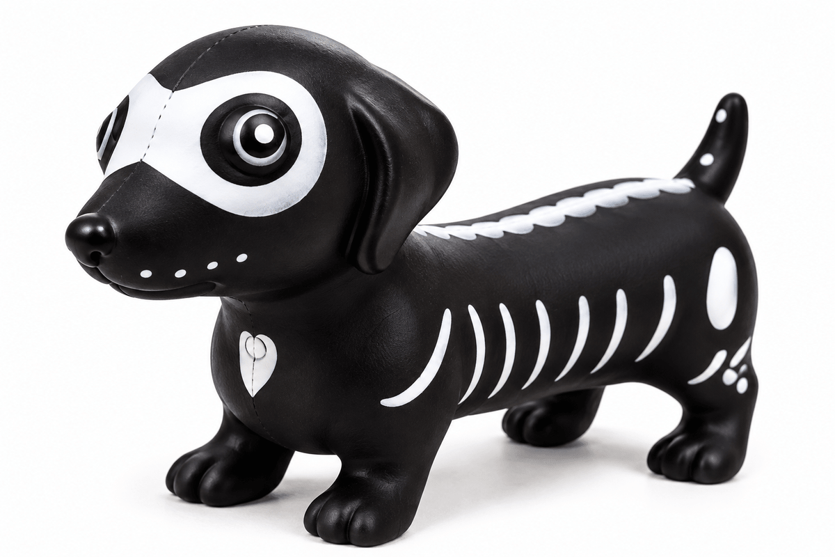 Halloween Skeleton Dog Squishy Toy - Hiitzchrissy's Eclectic Fun Finds