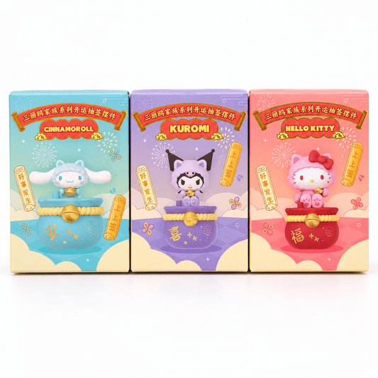Hello Kitty, Kuromi and Cinnamoroll Lucky Fortune Display Figurines - Hiitzchrissy's Eclectic Fun Finds