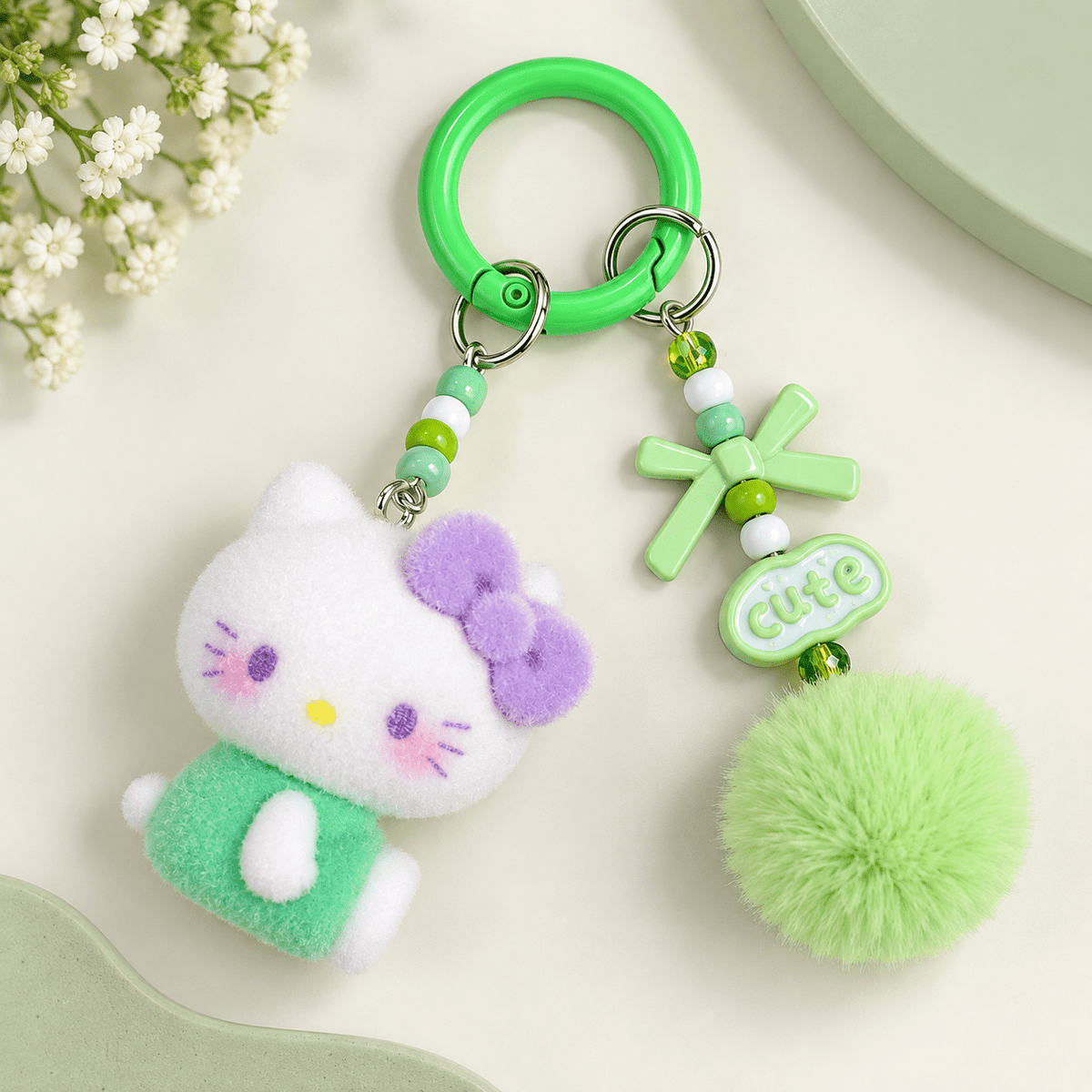 Hello Kitty Plush Bag Charm Keychain - Hiitzchrissy's Eclectic Fun Finds