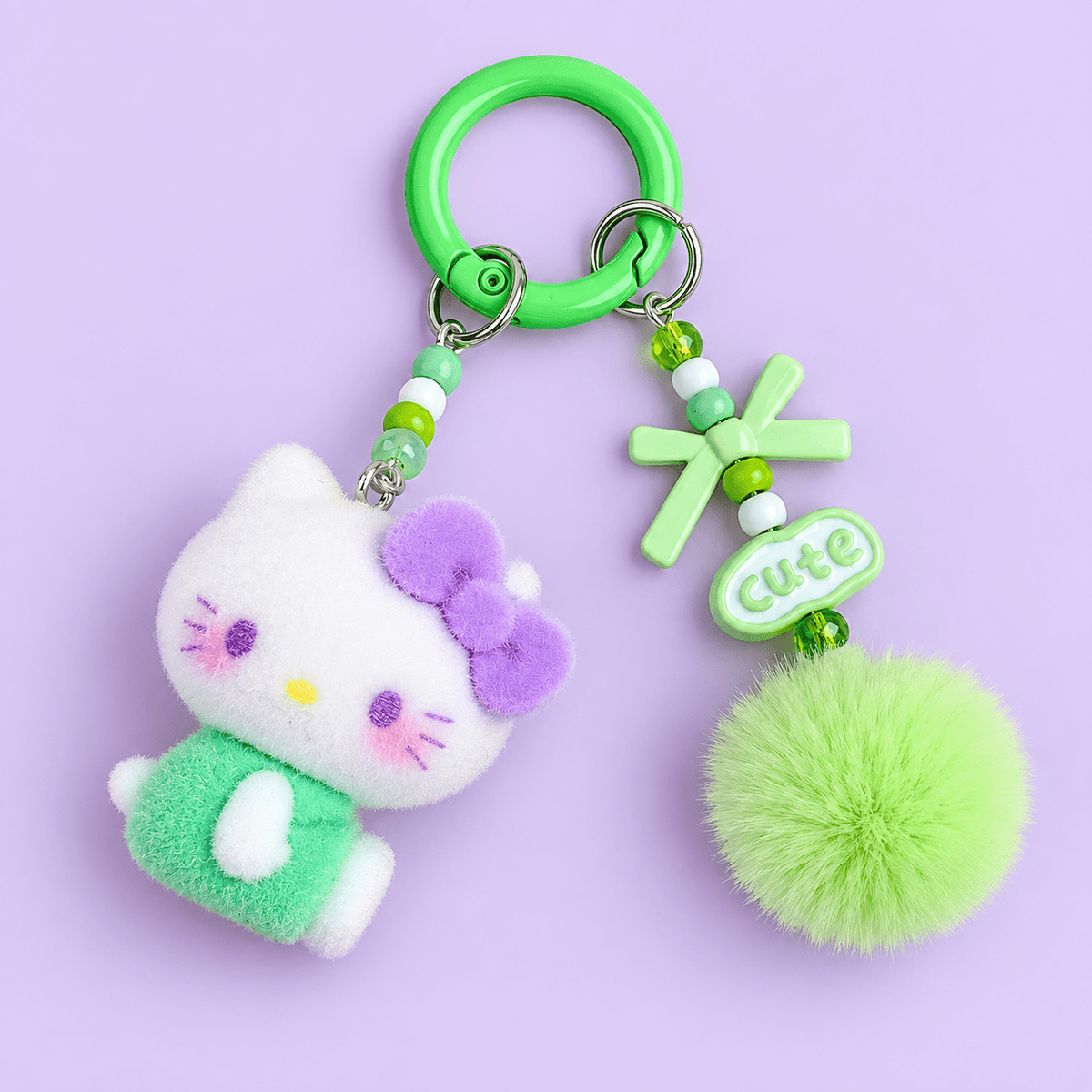 Hello Kitty Plush Bag Charm Keychain - Hiitzchrissy's Eclectic Fun Finds