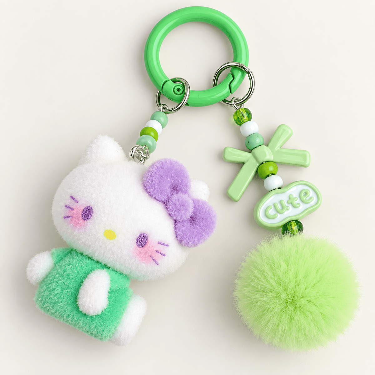 Hello Kitty Plush Bag Charm Keychain - Hiitzchrissy's Eclectic Fun Finds