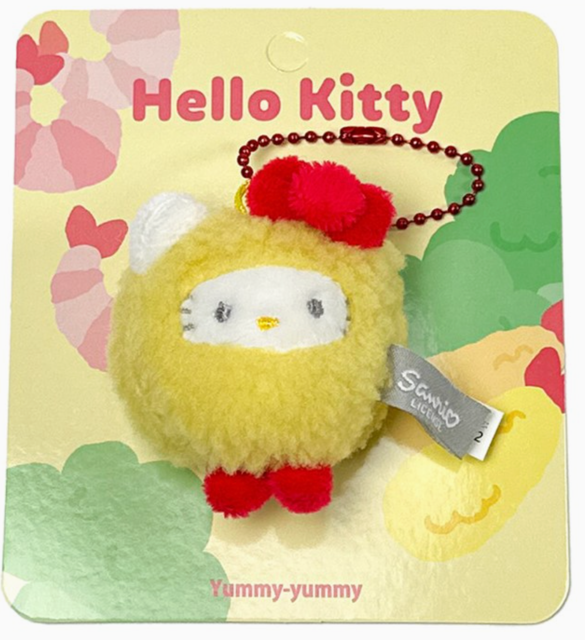 Hello Kitty Tempura Plush Keychain – Kawaii Sanrio Bag Charm