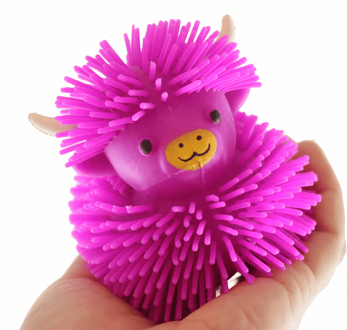 Highland Cow Stretchy Farm Animal Puffer Ball - Hiitzchrissy's Eclectic Fun Finds