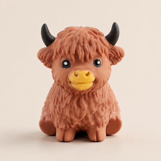 Highland Cow Squishy – Cute Cow Stress Ball Sensory Fidget Toy