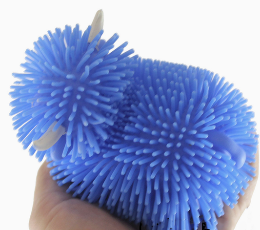 Highland Cow Stretchy Farm Animal Puffer Ball - Random Color, Soft Squishy Sensory Fidget Stress Relief Toy
