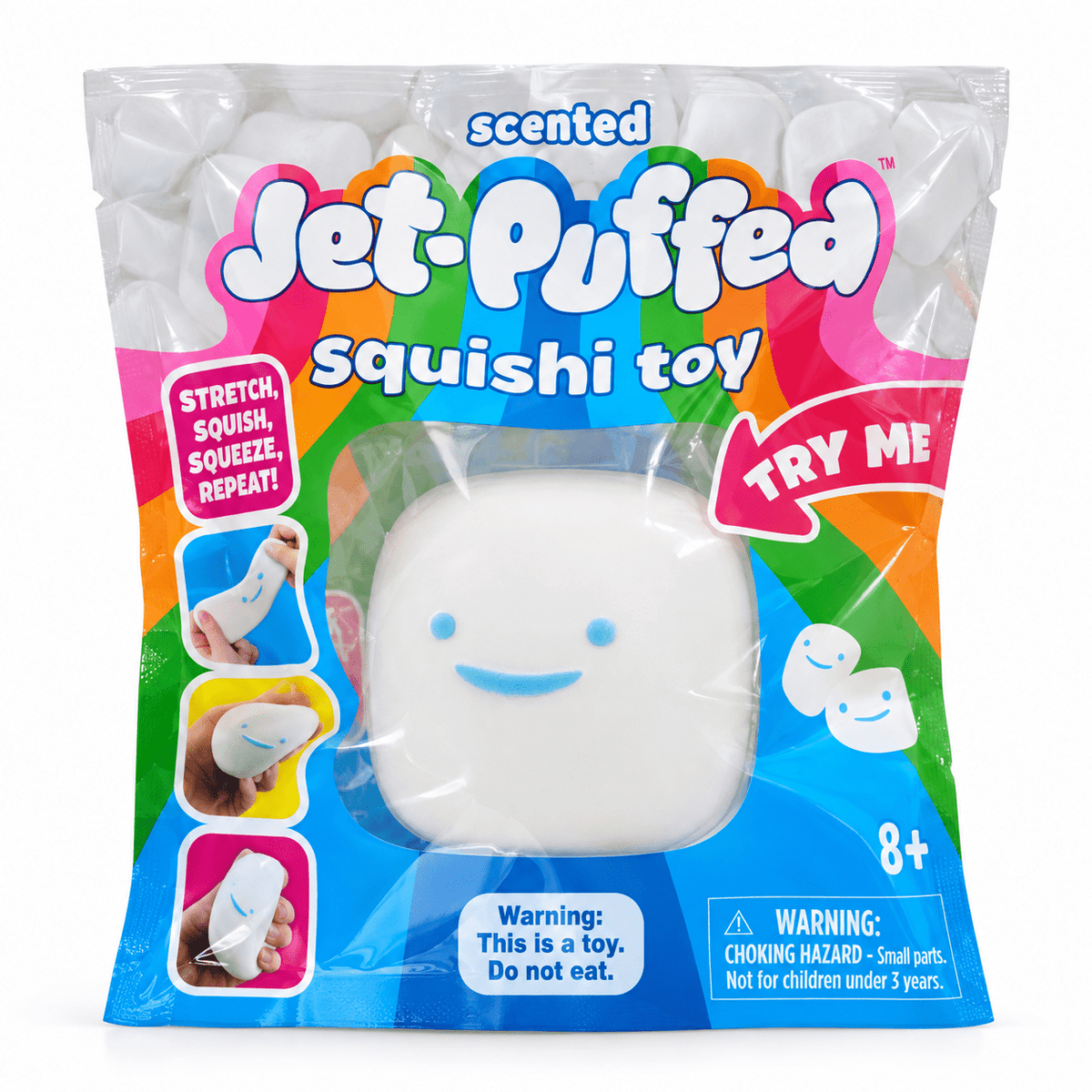 Jet-Puffed Scented Marshmallow Squishy Toy – Stretch and Squeeze - Hiitzchrissy's Eclectic Fun Finds