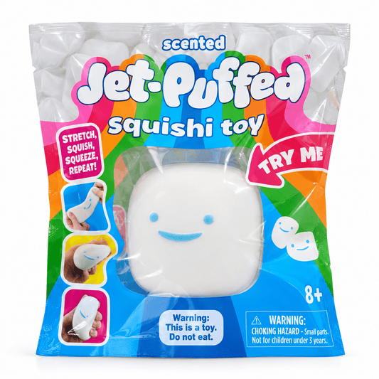 Jet-Puffed Scented Marshmallow Squishy Toy – Stretch and Squeeze - Hiitzchrissy's Eclectic Fun Finds