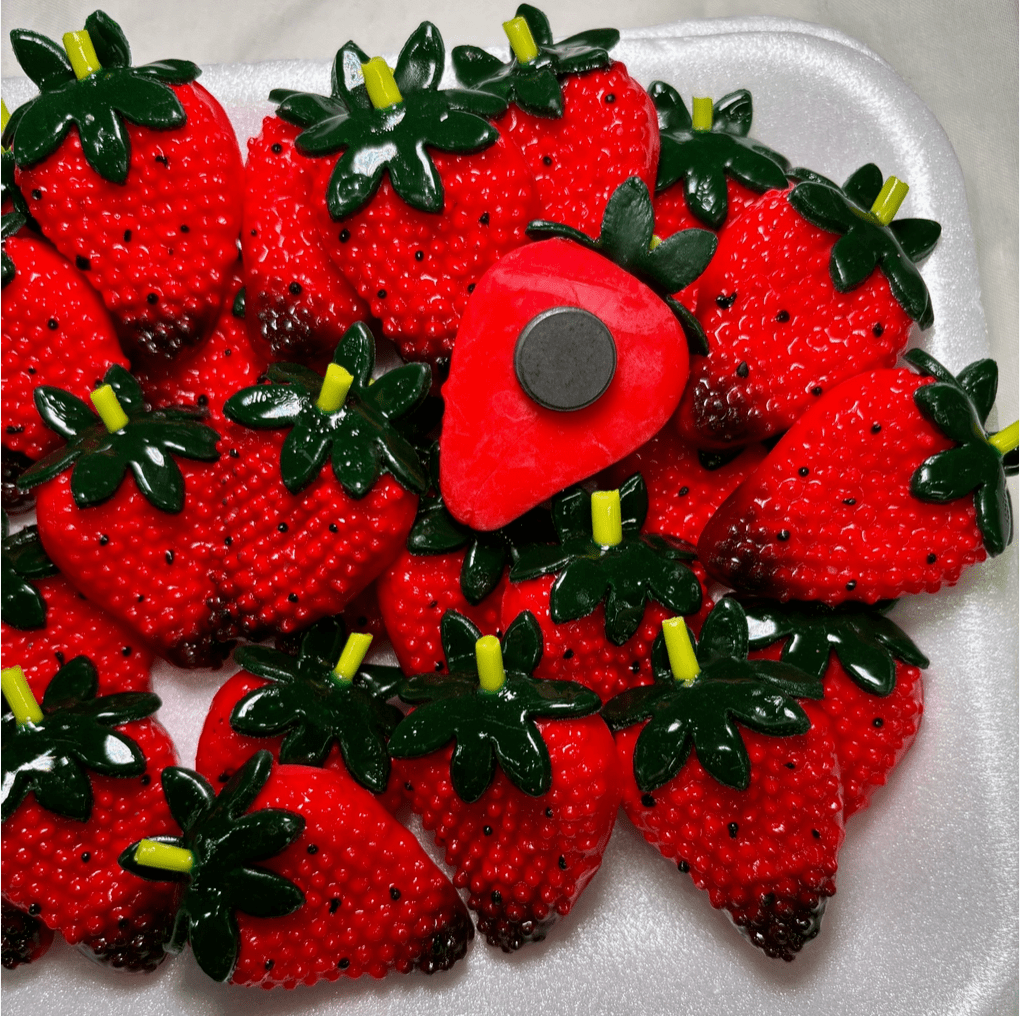 Juicy Strawberry 3D Refrigerator Magnet - Hiitzchrissy's Eclectic Fun Finds