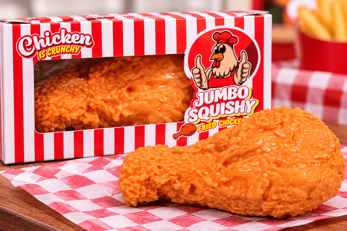 Jumbo Fried Chicken Squishy Toy | Hiitz Chrissy