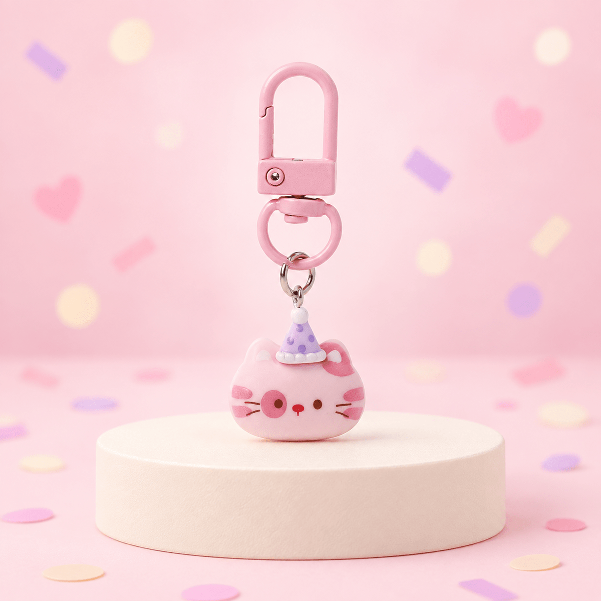 Kawaii Cat Bag Charm Keychain - Hiitzchrissy's Eclectic Fun Finds