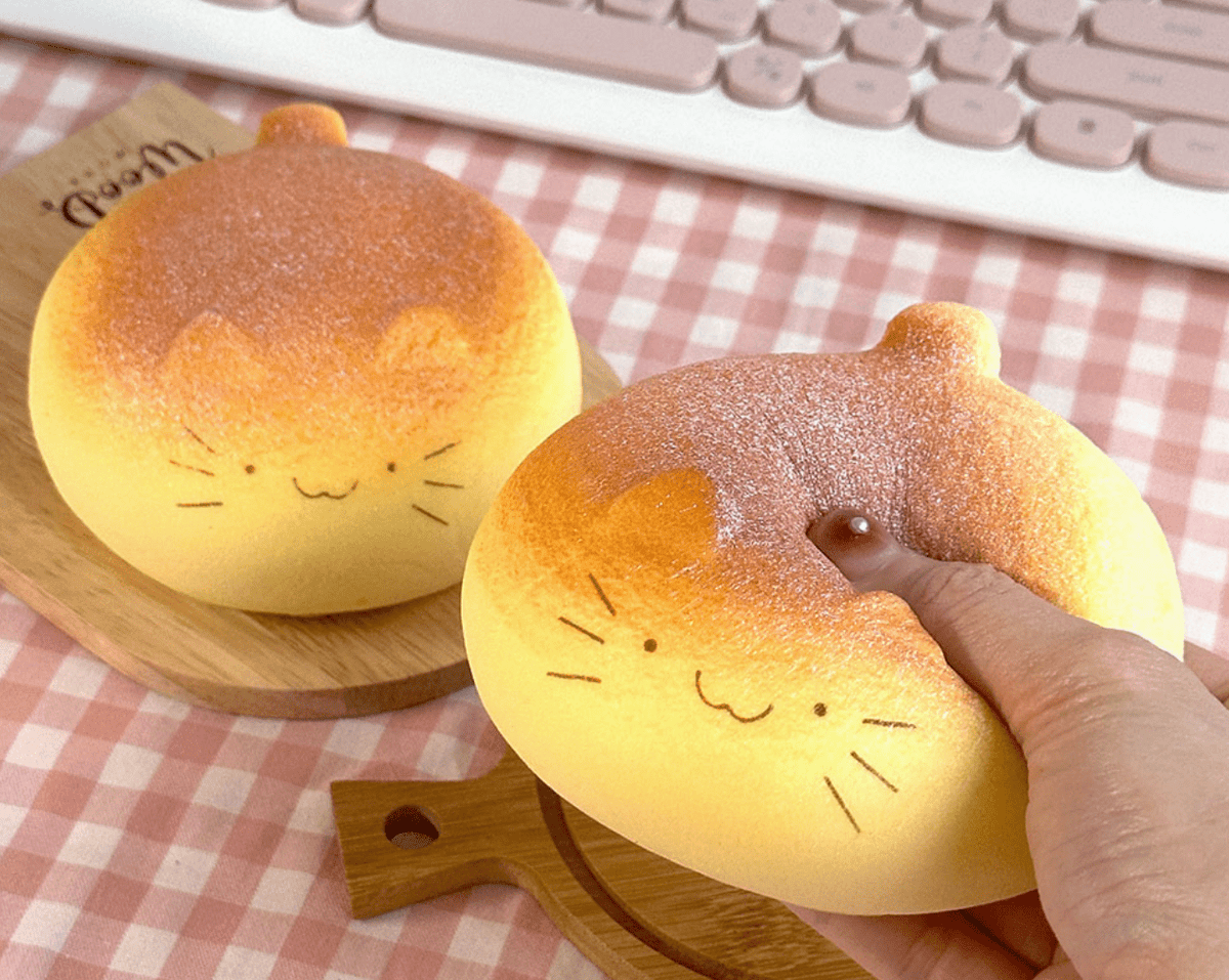 Kawaii Cat Bread Squishy - Hiitzchrissy's Eclectic Fun Finds