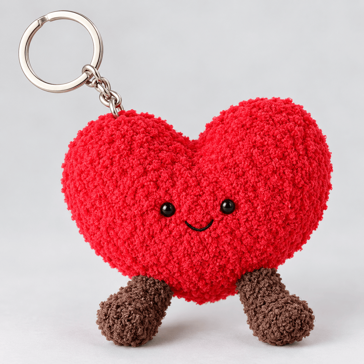 Kawaii Heart Plush Keychain - Hiitzchrissy's Eclectic Fun Finds
