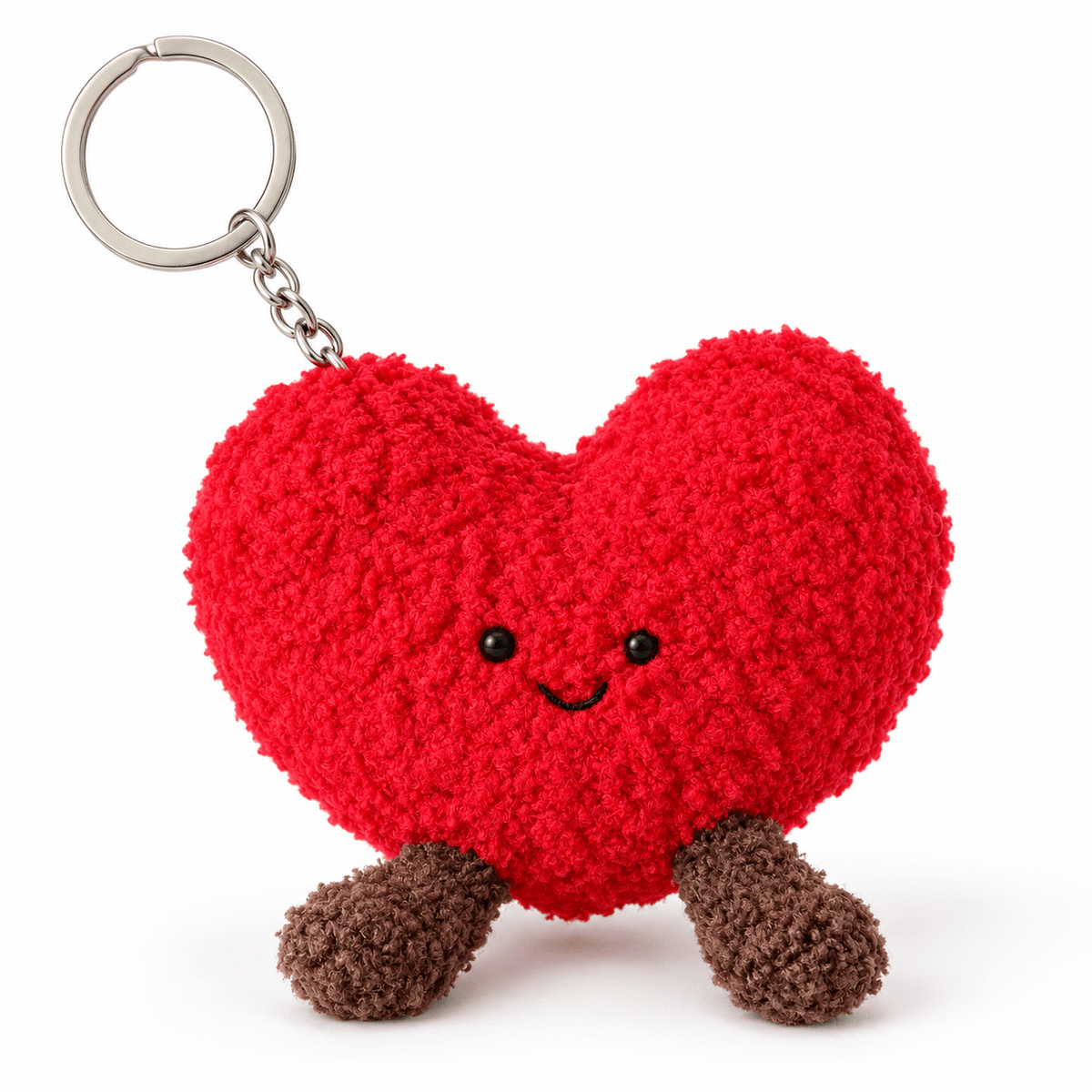 Kawaii Heart Plush Keychain - Hiitzchrissy's Eclectic Fun Finds