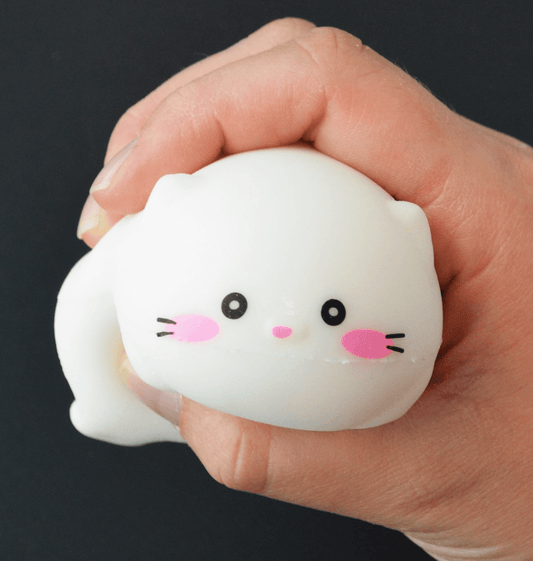 Kawaii White Cat Squishy - Hiitzchrissy's Eclectic Fun Finds