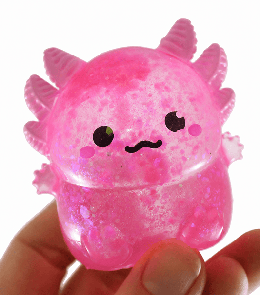 Mystery Glitter Axolotl Sugar Ball Squishy - Hiitzchrissy's Eclectic Fun Finds