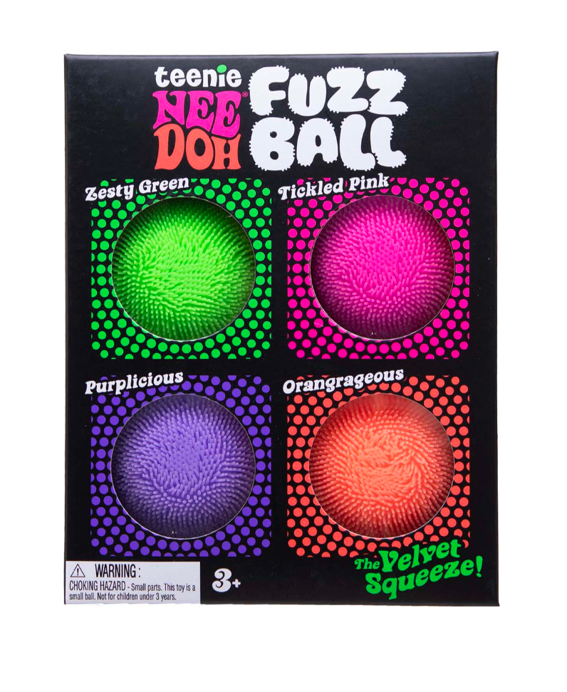 NeeDoh Teenie Fuzz Ball 4-Pack - Hiitzchrissy's Eclectic Fun Finds